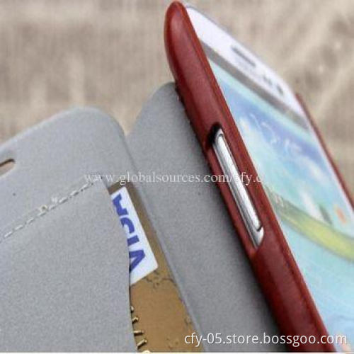 Fancy leather cell phone cases for Samsung galaxy s3 I9300